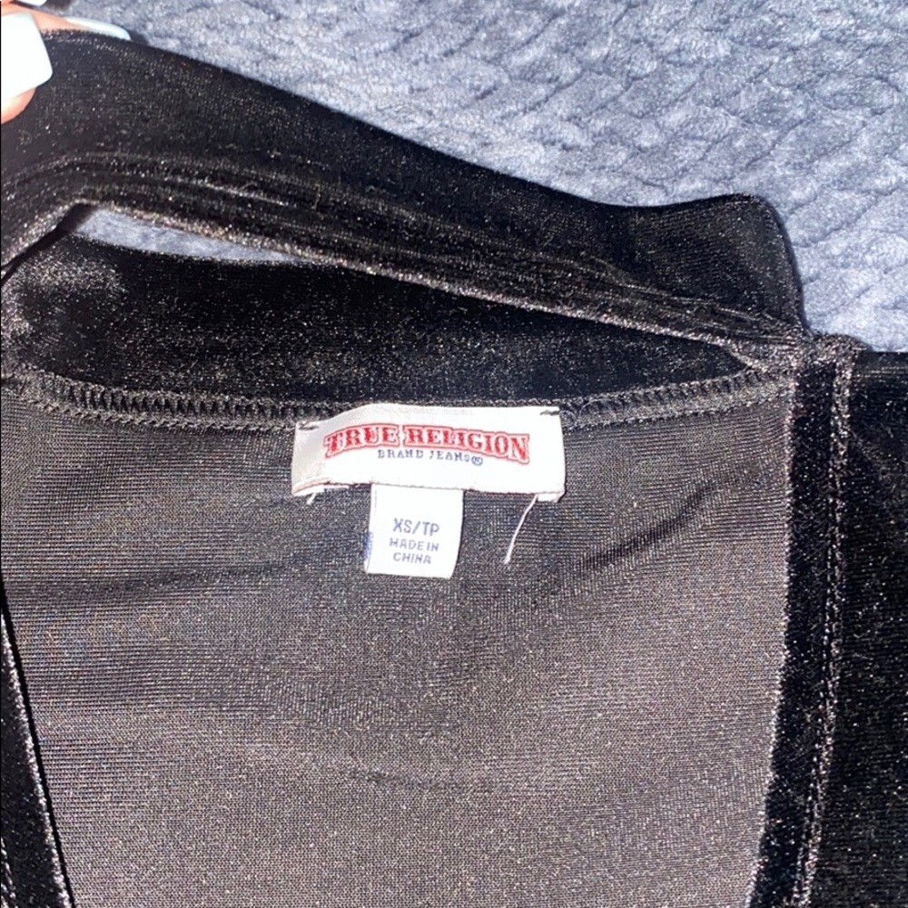 Black True Religion Bodysuit